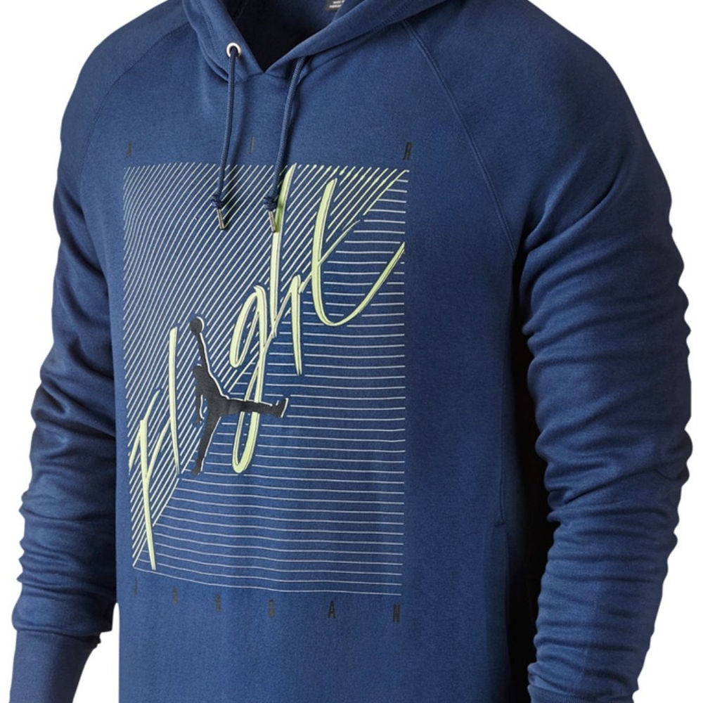 Air Jordan 6 Low “Insignia Blue” x Jordan Flight Brushed Pullover Hoodie Size me